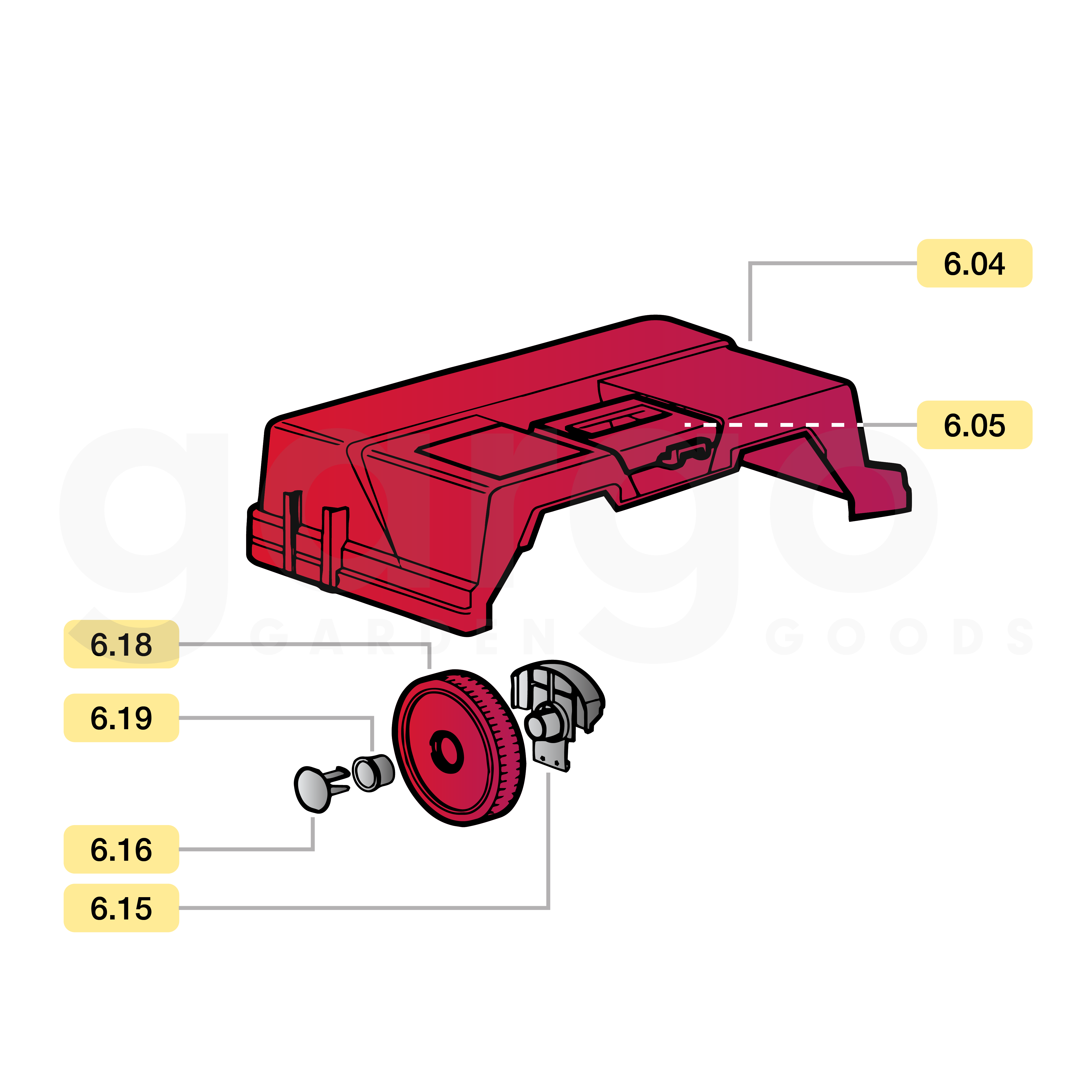 Set Kehrgutbehälter haaga 255